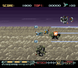Phalanx - The Enforce Fighter A-144 (Europe) In game screenshot